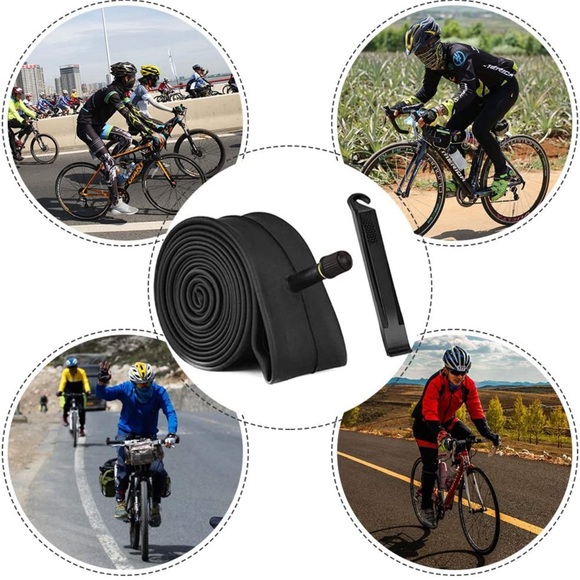 2 Pack 26 Inch Bike Tubes Plus 2 Tire Levers, 26"x1.75/1.95/x2/2.10/2.125 - Picture 7 of 7